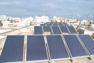 Sonnenkollektoren von KBB Kollektorbau aus Berlin eingesetzt in Ägypten