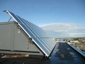 Solarkollektor von KBB Kollektorbau aus Berlin eingesetzt in Frankreich